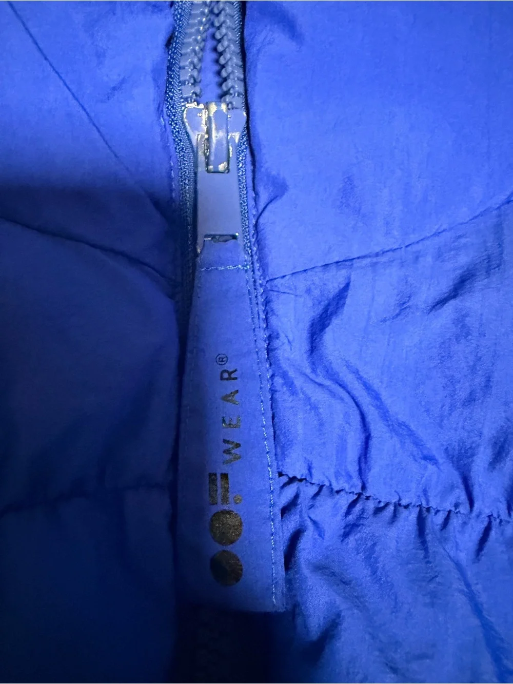 OOF Wear Liz Puffer Jacket - Blue- Women's Insulated Coat. Size 46 (US 10)